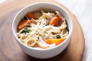 Hearty Homemade Chicken Noodle Soup 