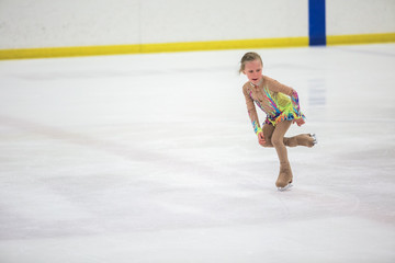 Young figure skater