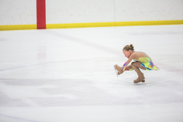 Young figure skater