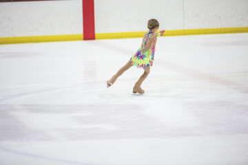 Young figure skater