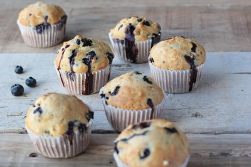 Muffins de Blueberries