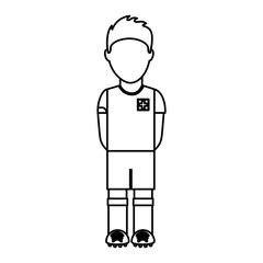 switzerland team player soccer vector illustration design