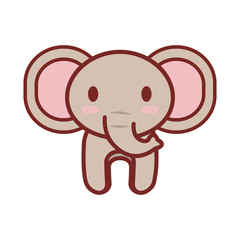 cartoon elephant animal image vector illustration eps 10