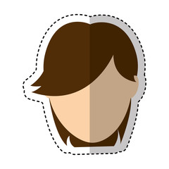 young man avatar character vector illustration design