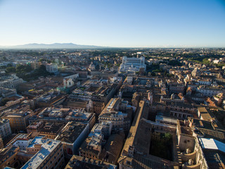 Fototapeta na wymiar Rome Aerial