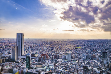 Naklejka na ściany i meble 東京の風景