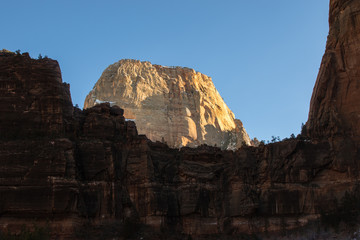 Fototapeta premium Zion National Park Mountain Peak