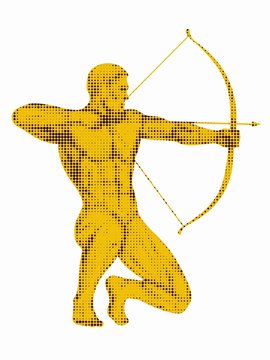 recommend clip art: archer illustration, vector drawing