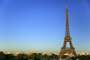 Paris cityscape with Eiffel Tower
