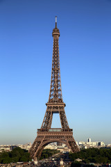 Fototapeta premium Paris cityscape with Eiffel Tower 