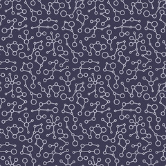 abstract stars constellation seamless pattern background