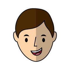 Fototapeta premium young man avatar character vector illustration design