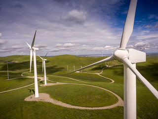 Windmill - Wind Turbine on Hill