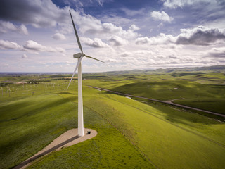 Windmill - Wind Turbine on Hill