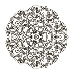 Mandala. Ethnic decorative element.