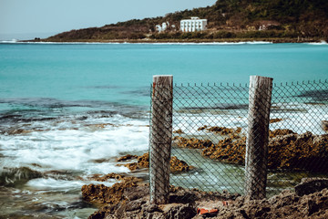 Fence by the beach