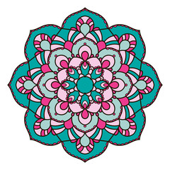 Mandala. Ethnic decorative element.