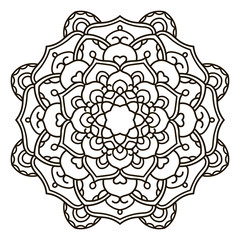 Mandala. Ethnic decorative element.