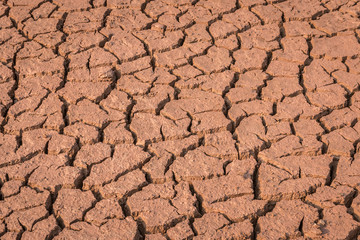 cracks in the land in rural areas