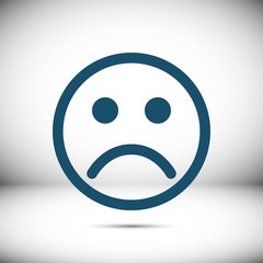 Smile icon stock vector illustration flat design