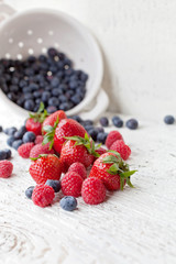 Fresh berries in a bowl
