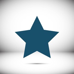 Obraz premium star icon stock vector illustration flat design