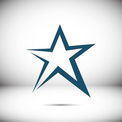 Obraz premium star icon stock vector illustration flat design