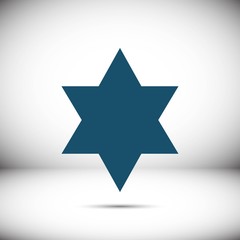 Fototapeta premium star icon stock vector illustration flat design