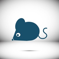 mouse icon stock vector illustration flat design