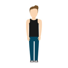 character man male design vector illustration eps 10