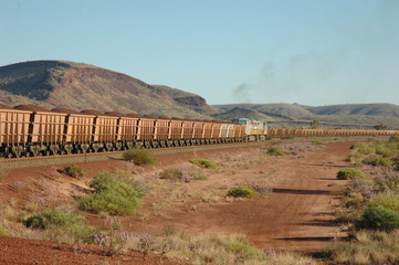 Pilbara iron ore railway