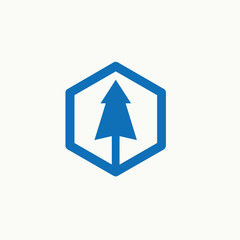 tree logo design, tree stock vector design