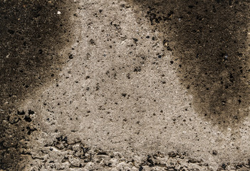 Concrete wall background, wall texture, wet concrete texture