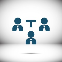 Business people team crowdy walk silhouette concept businesspeople group human resources over world map background vector icon