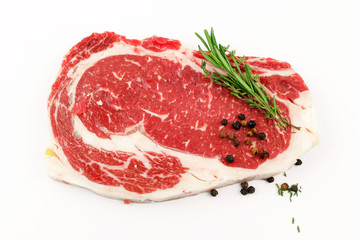 Slide rib eye beef preparation for cooking