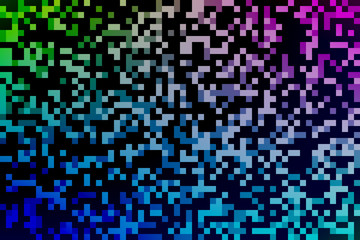 pixel rainbow abstract background