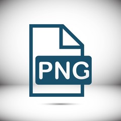 PNG icon stock vector illustration flat design