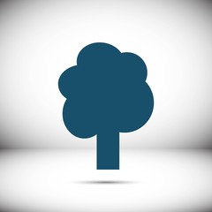 tree icon stock vector illustration flat design