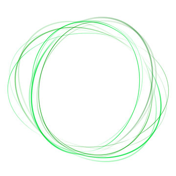 soft green abstract swirl tornado of moving circles