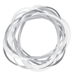 gray ellipses forming transparent beautiful swirl tornado frame