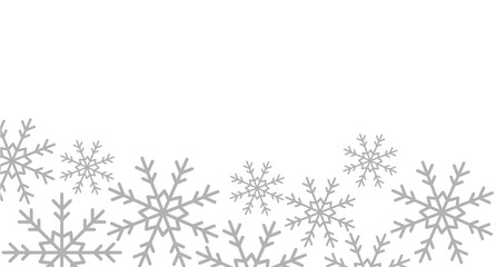 snowflakes christmas decoration icon vector illustration eps10