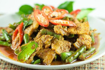 spicy fried pork