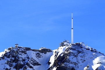 Antenne Pic du Midi de Bigorre Face Est - Hautes-Pyr&eacute;n&eacute;es France