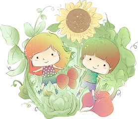 Kids Vegetable Garden