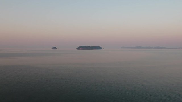 日本の早朝の海岸を、インスパイアー2で空撮14