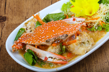 Boiled crab