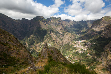 Fototapeta na wymiar Valley of the Nuns, Curral das Freiras on Madeira Island, Portugal