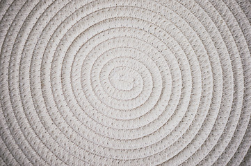 Fototapeta na wymiar White napkin in the form of a screw spiral. Texture,