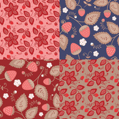 set of patterns of berries