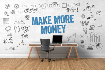 Make more Money  / Office / Wall / Symbols